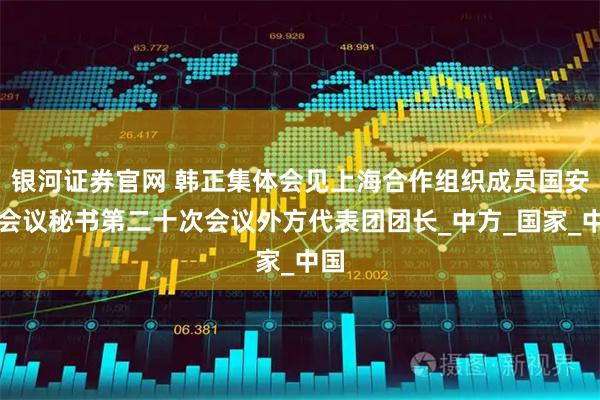 银河证券官网 韩正集体会见上海合作组织成员国安全会议秘书第二十次会议外方代表团团长_中方_国家_中国